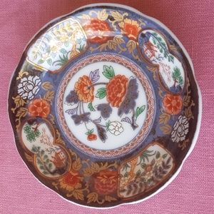 Vintage Japanese IMARI Floral Small Porcelain China Bowl Trinket  Dish